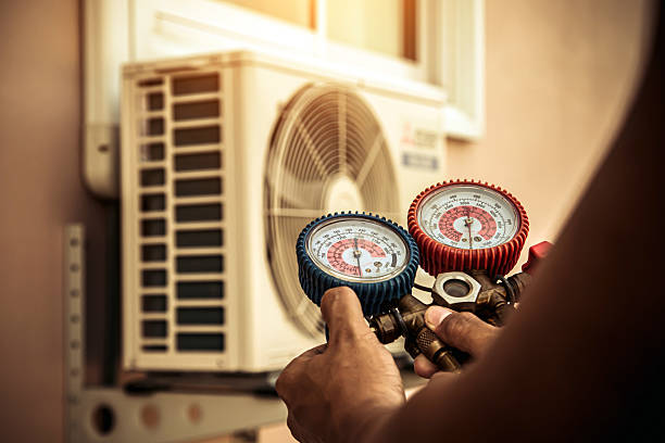 Professional Hvac Maintenance technician working in Hoosick Falls, NY